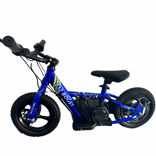 Boost Electric Balance Bike Blue 12″ For Kids 24V - boostelectric